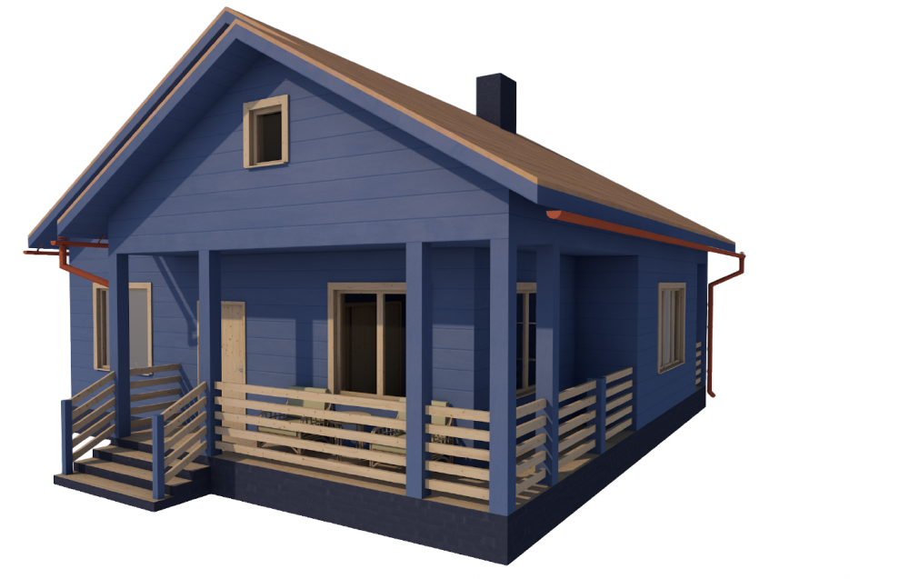 Дом 85 м2 Nabetec